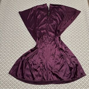 Jennafer Grace Aubergine Shine Caftan Kaftan Dress (OS)